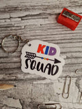 Teacher keyring - acrylic print key chain - thank your teacher - gift from child - end of term - unique, bespoke gift - beautiful item