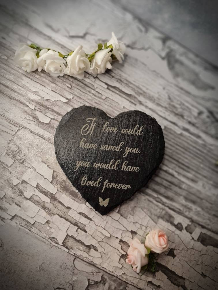 Memorial Grave Decoration, memorial slate, indoor or outdoor, remembering your loved ones, Dad, Mum, Aunty, Uncle, Grandma, grandad, marker