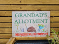 Funny personalised novelty wooden sign - Garden - Allotment - Shed - Perfect gift for dad - grandad - husband - Grandma - birthday present