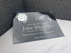 Personalised fishing memorial grave marker, Temporary headstone, outdoor, remembering your loved ones, Dad, Uncle, Brother, grandad, Carp