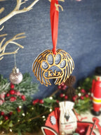 Personalised Pet Christmas Memorial bauble - Dog - Beautiful xmas decoration - Decor - Remembrance - Tree - Pawprint - Anniversary - - gift