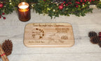 Personalised Christmas eve Santa tray - board - Gift - Present - Rudolph - Carrot - Treat - Unique - Bespoke - Milk - Candy cane - Tradition
