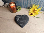 Beautiful memorial grave marker, memorial slate, indoor or outdoor, remembering your loved ones, Dad, Mum, Aunty, Uncle, Grandma, grandad
