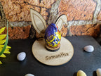 Novelty peeking Bunny egg holder! Great easter gift! Funny, Kids, Child, stand, valentines day, birthday present, rabbit, girl - boy - fun