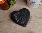 Beautiful memorial grave marker, memorial slate, indoor or outdoor, remembering your loved ones, Dad, Mum, Aunty, Uncle, Grandma, grandad