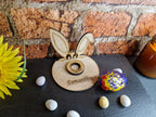 Novelty peeking Bunny egg holder! Great easter gift! Funny, Kids, Child, stand, valentines day, birthday present, rabbit, girl - boy - fun