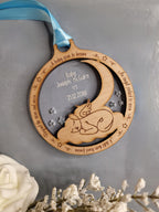 Beautiful Baby memorial bauble hanging ornament, lovely item to remember a lost child. Beautiful gift, for anniversary of death? memory