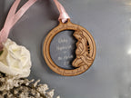 Beautiful Baby memorial bauble hanging ornament, lovely item to remember a lost child. Beautiful gift, for anniversary of death? memory