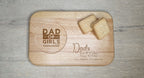 Personalised tea or coffee and biscuit board - Choice of wording - Gift - Present - For him - Tray - Unique - Bespoke - Beer - Wine Fathers