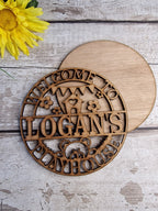 Personalised Playhouse Name Plaque - Child Name Sign - Tree house - Gift - Den - Wendy house - Garden - Child - Children - Nursery