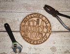 Personalised Workshop Name Plaque - Shed Sign - Man cave - Gift - Den - Garage - Garden - Dad - Grandad - Daddy - Friend - Colleague