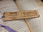 personalised wooden bookmark - Teacher thank you gift - graduation - Teacher - teaching - thank you gift - end of term present.