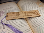 personalised wooden bookmark - Teacher thank you gift - graduation - Teacher - teaching - thank you gift - end of term present.