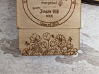Personalised wooden gift card holder - Teacher thank you gift - graduation - Coffee - teaching - Voucher - end of term present