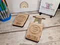 Personalised wooden gift card holder - Teacher thank you gift - graduation - Coffee - teaching - Voucher - end of term present