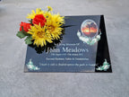 Personalised memorial grave marker, Temporary headstone, outdoor, remembering your loved ones - Male - Female - decoration - Angel - Cross