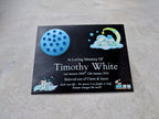 Personalised baby memorial grave marker, Temporary headstone, outdoor, remembering your loved ones - Child - Boy - Miscarriage - Angel