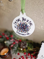 Funny Christmas bauble - Noveltyl xmas decoration - Stocking filler - Secret santa - Gift - Present - Unusual - Personalised - For him - Her