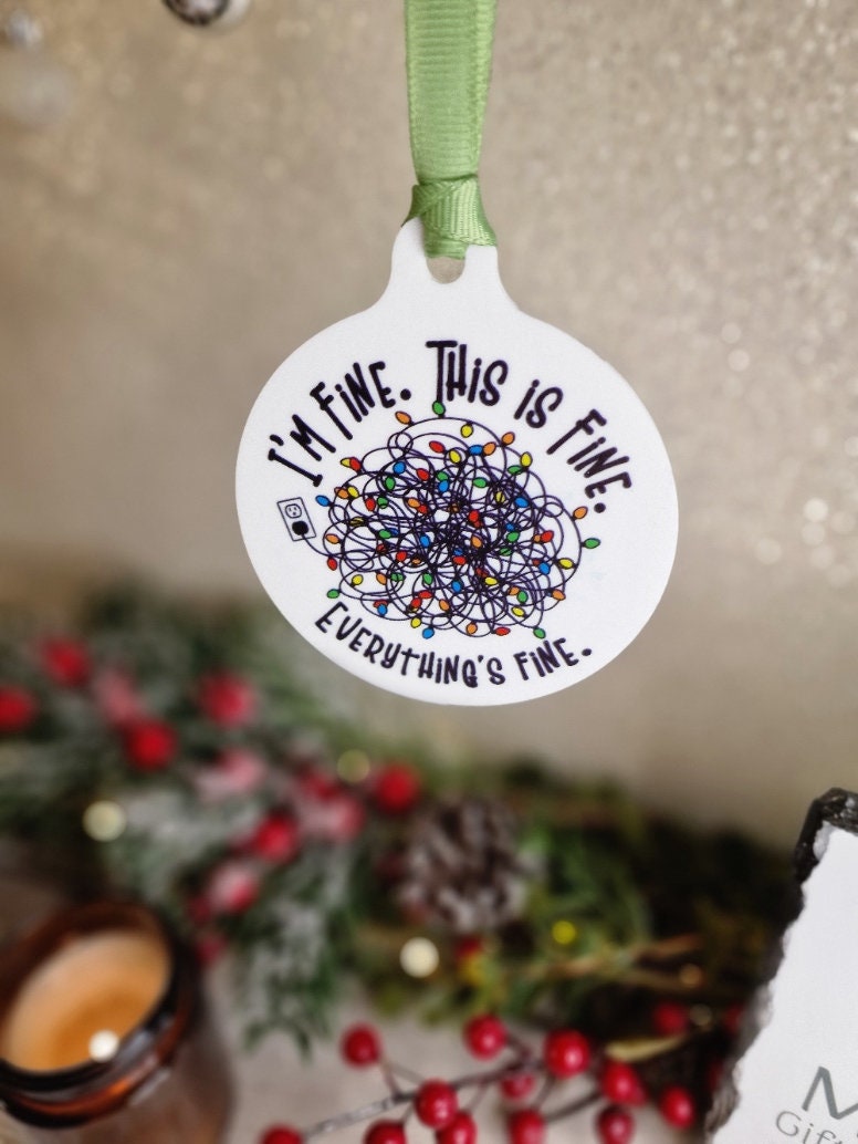 Funny Christmas bauble - Noveltyl xmas decoration - Stocking filler - Secret santa - Gift - Present - Unusual - Personalised - For him - Her