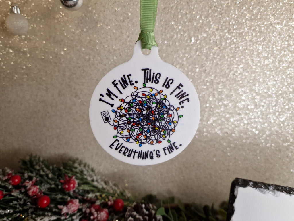 Funny Christmas bauble - Noveltyl xmas decoration - Stocking filler - Secret santa - Gift - Present - Unusual - Personalised - For him - Her