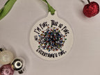 Funny Christmas bauble - Noveltyl xmas decoration - Stocking filler - Secret santa - Gift - Present - Unusual - Personalised - For him - Her