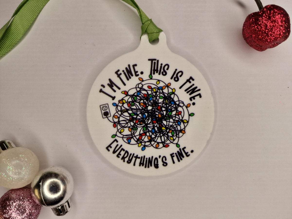 Funny Christmas bauble - Noveltyl xmas decoration - Stocking filler - Secret santa - Gift - Present - Unusual - Personalised - For him - Her