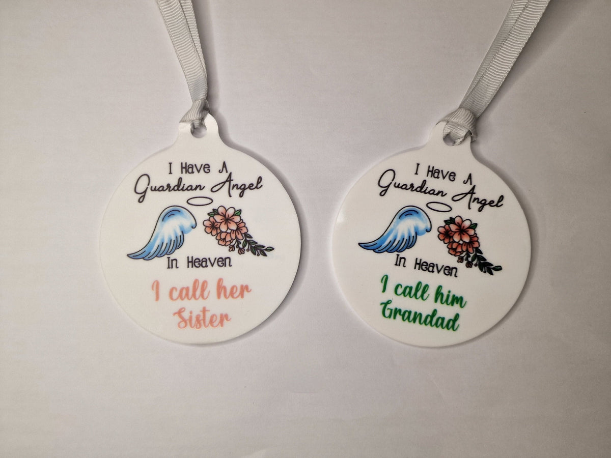 All year round Memorial bauble - Xmas decoration - Car decoration - Anniversary - Gift - Present - Unusual - Personalised - For him - Her