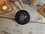 Ouija board game Coaster - Candle display stand - Snake -Beautiful yet spooky Halloween decoration - novelty - decor - home- zombie witch