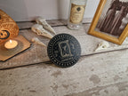 Ouija board game Coaster - Candle display stand - Beautiful yet spooky Halloween decoration - novelty - decor - home - zombie - witch