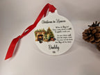 Christmas in Heaven Memorial bauble - Decoration - Stocking filler - Anniversary - Gift - Present - Unusual - Personalised - For him or Her