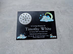 Personalised baby memorial grave marker, Temporary headstone, outdoor, remembering your loved ones - Child - Boy - Miscarriage - Angel