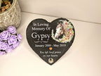 Personalised Horse Memorial grave marker, memorial slate - Memory - Indoor - Outdoor - Garden - Stables - Grave side - Candle Display - Gift