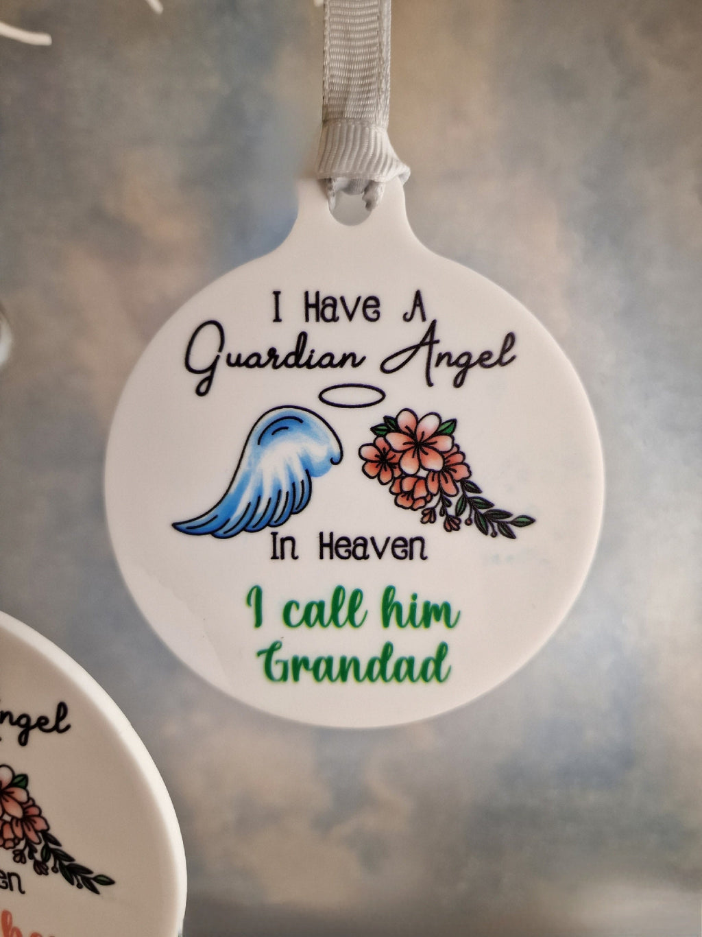All year round Memorial bauble - Xmas decoration - Car decoration - Anniversary - Gift - Present - Unusual - Personalised - For him - Her
