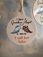 All year round Memorial bauble - Xmas decoration - Car decoration - Anniversary - Gift - Present - Unusual - Personalised - For him - Her