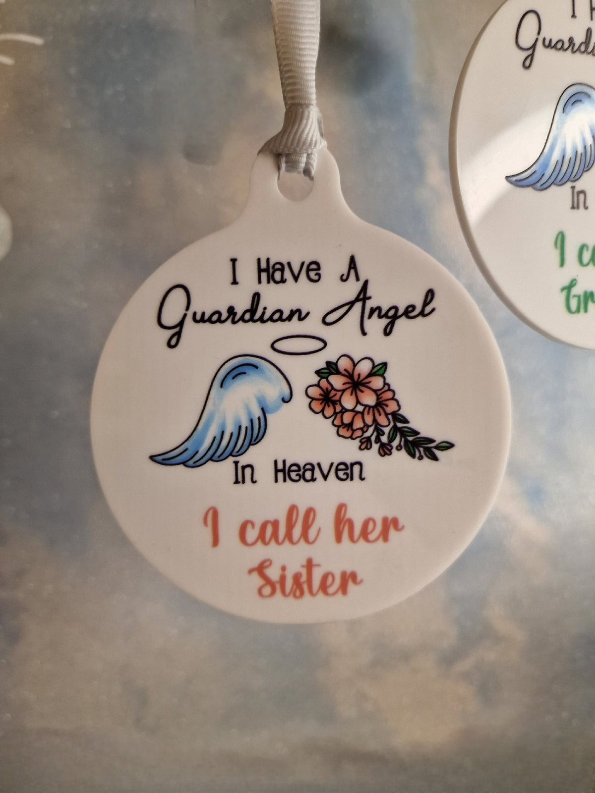 All year round Memorial bauble - Xmas decoration - Car decoration - Anniversary - Gift - Present - Unusual - Personalised - For him - Her