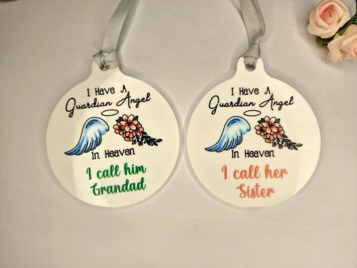 All year round Memorial bauble - Xmas decoration - Car decoration - Anniversary - Gift - Present - Unusual - Personalised - For him - Her