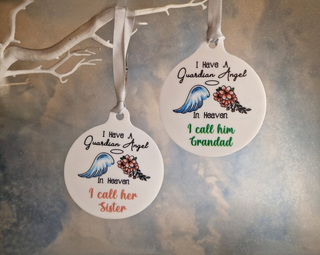 All year round Memorial bauble - Xmas decoration - Car decoration - Anniversary - Gift - Present - Unusual - Personalised - For him - Her