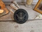 Ouija board game Coaster - Candle display stand - Moth - Beautiful yet spooky Halloween decoration - novelty - decor - home - zombie witch