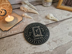 Ouija board game Coaster - Candle display stand - Beautiful yet spooky Halloween decoration - novelty - decor - home - zombie - witch
