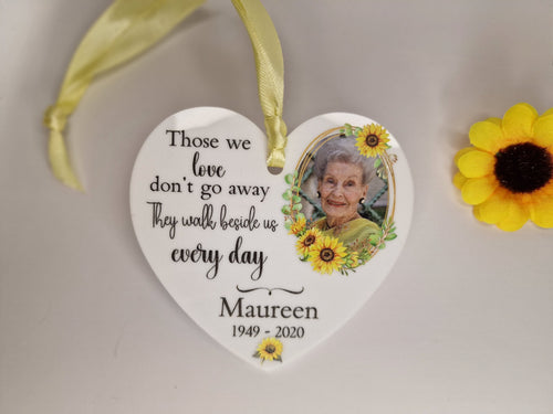 All year round Memorial bauble - Car decoration - Stocking filler - Anniversary - Gift - Present - Unusual - Personalised - For him - Her