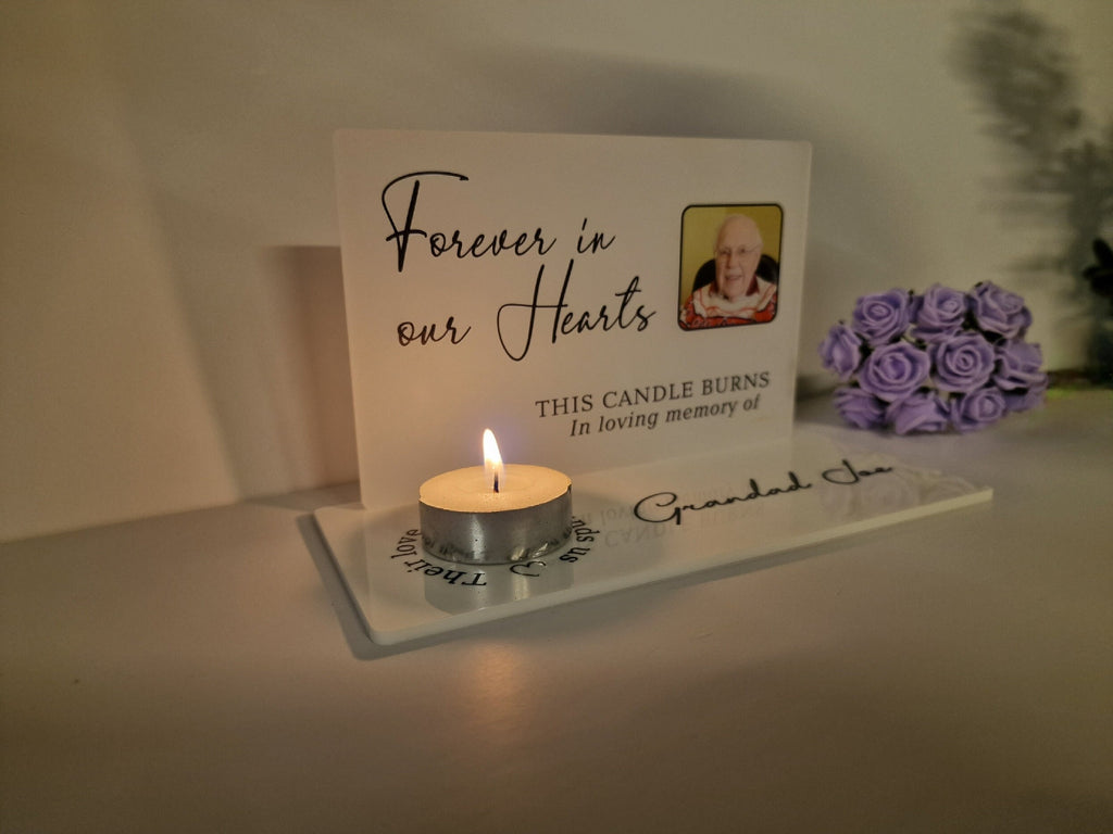 Personalised Candle Memorial display - Stunning gift - Bereavement - Funeral - Wedding - Wave of light - Anniversary - Grave decoration