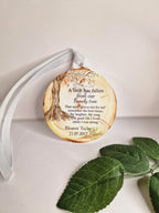 Beautiful memorial bauble hanging ornament, lovely item to remember a lost loved one. Beautiful gift, for anniversary of death? memory