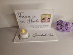 Personalised Candle Memorial display - Stunning gift - Bereavement - Funeral - Wedding - Wave of light - Anniversary - Grave decoration