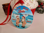 Personalised naked old couple bauble - Funny - Christmas tree decoration - Secret Santa - Gift - Decor - Husband - Wife - Present - Novelty