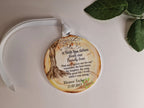 Beautiful memorial bauble hanging ornament, lovely item to remember a lost loved one. Beautiful gift, for anniversary of death? memory