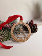Family Christmas bauble - Love - Beautiful xmas decoration - Memory - santa - decor - father christmas - st nick - gift - Tree