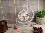Personalised robin bauble hanger - Stunning remembrance item - Add your own wording - Display - memories - anniversary of death, Grave decor