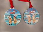 Personalised naked old couple bauble - Funny - Christmas tree decoration - Secret Santa - Gift - Decor - Husband - Wife - Present - Novelty