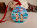 Personalised naked old couple bauble - Funny - Christmas tree decoration - Secret Santa - Gift - Decor - Husband - Wife - Present - Novelty