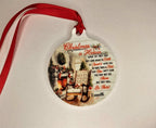 Personalised Christmas in Heaven Memorial bauble - Decoration - Stocking filler - Anniversary - Gift - Present - Unusual - For him or Her